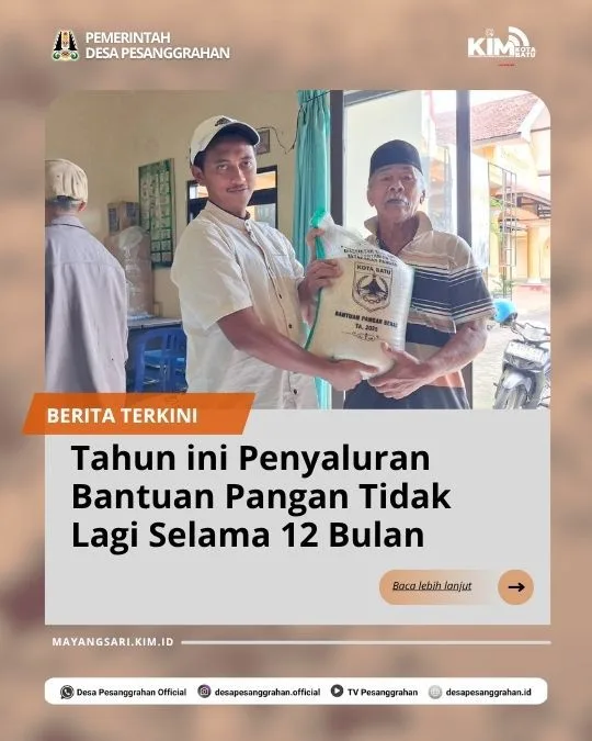 Bantuan Pangan Tidak Lagi 12 Bulan