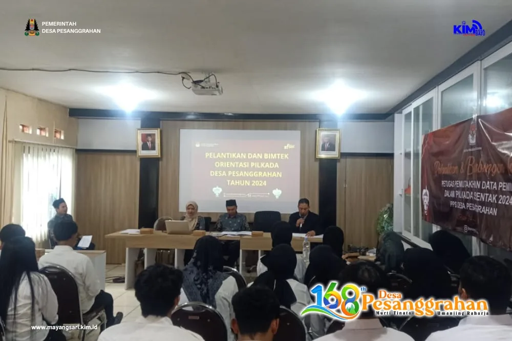 Pelantikan Pantarlih Desa Pesanggrahan