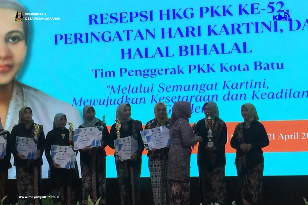 Desa Pesanggrahan Juara Ii Hkg Pkk Kota Batu Kategori Hbs