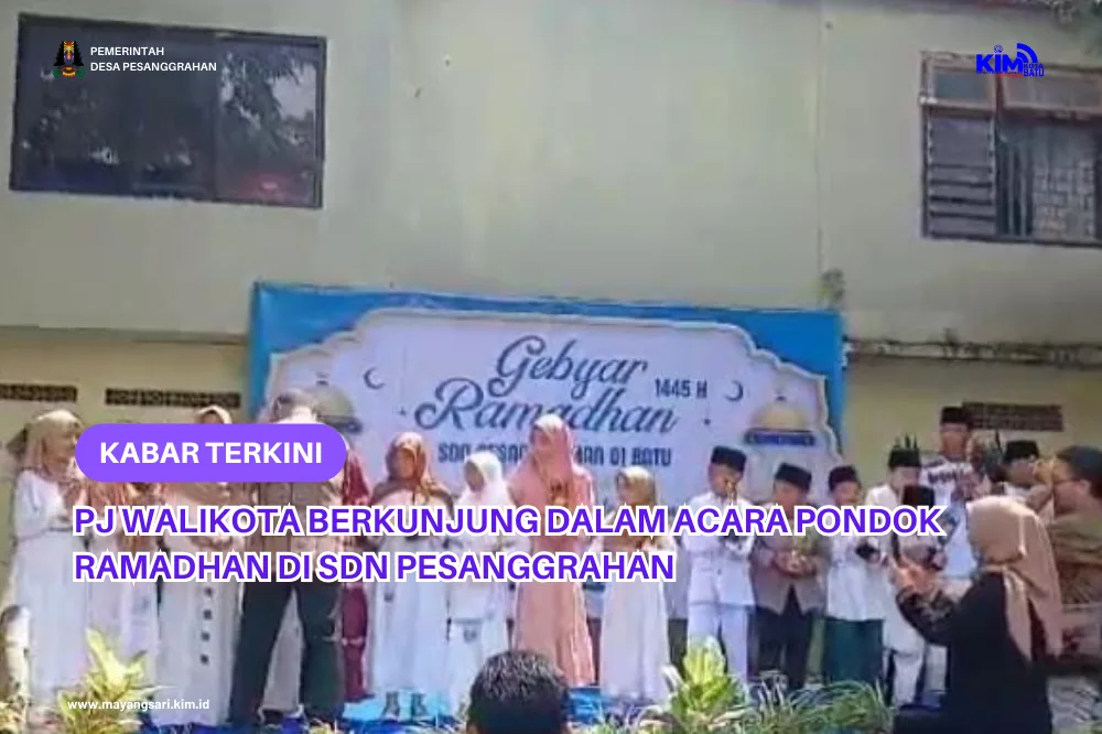 Pj Walikota Berkunjung Dalam Acara Pondok Ramadhan Di Sdn Pesanggrahan
