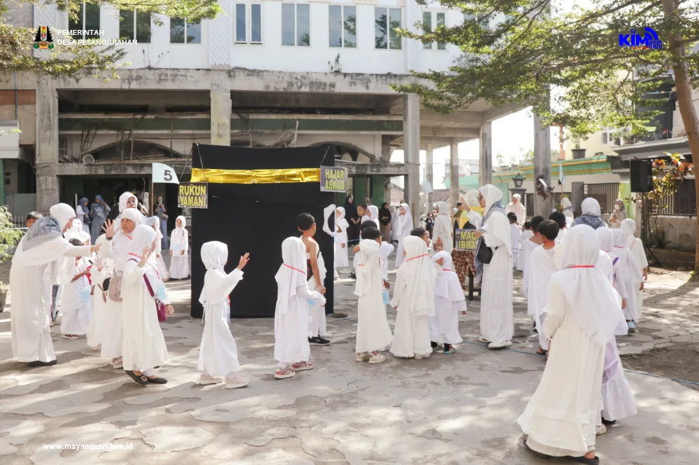 Manasik Haji Sukses Digelar Di Tpq & Diniyah Darush Sholihin (Dusun Srebet Timur)