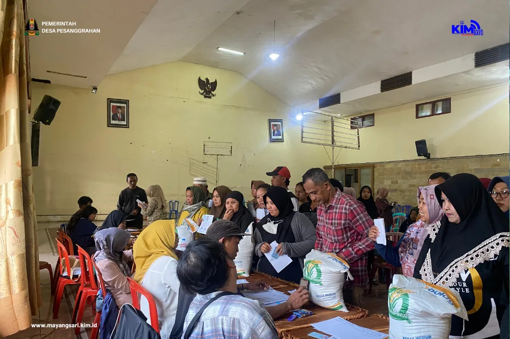 Penyaluran Bantuan Pangan Beras Bulog